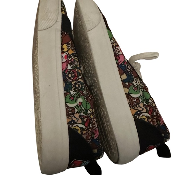 Super Mario Bros Boys Size 3 Canvas Sneakers Shoes Kid’s Shoes - Picture 5 of 6